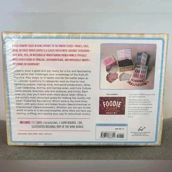 New, sealed in box! Wine wars trivia game - Picture 2 of 3